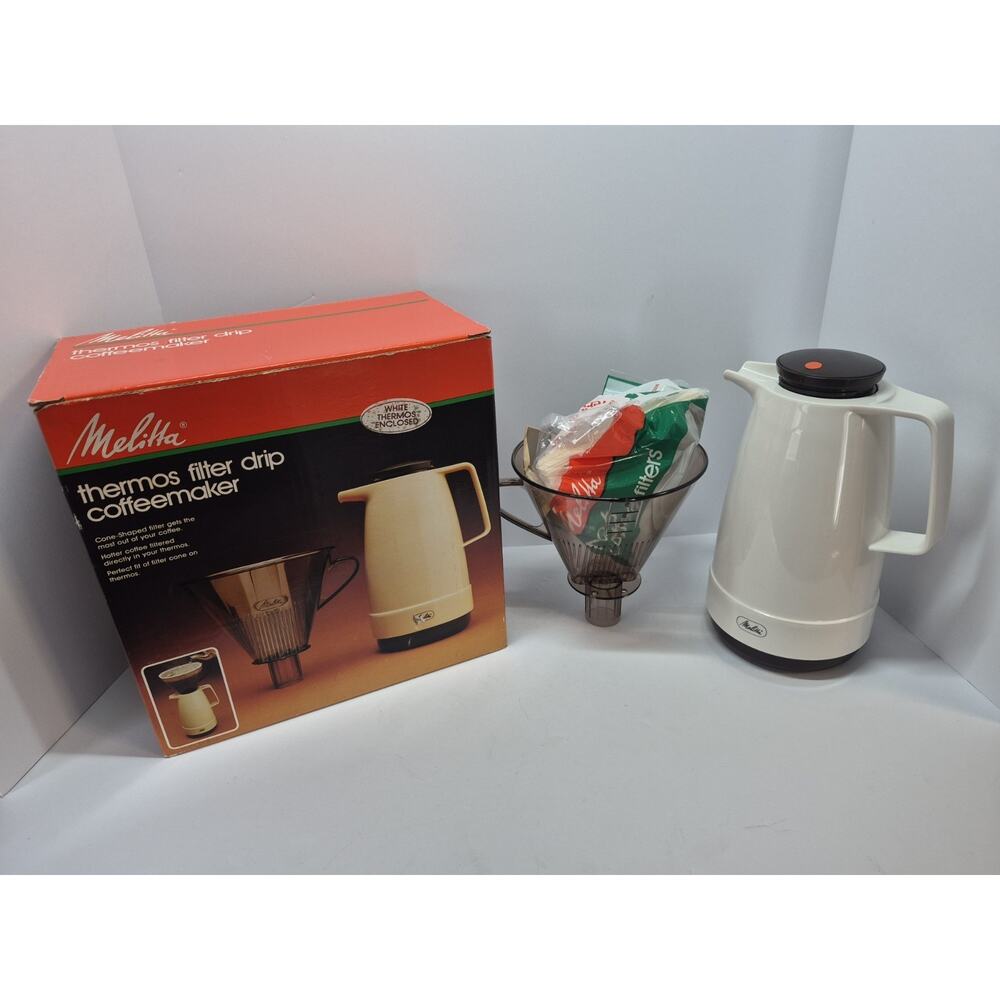 Vintage Melitta Insulated Drip Coffee Pot New In Box